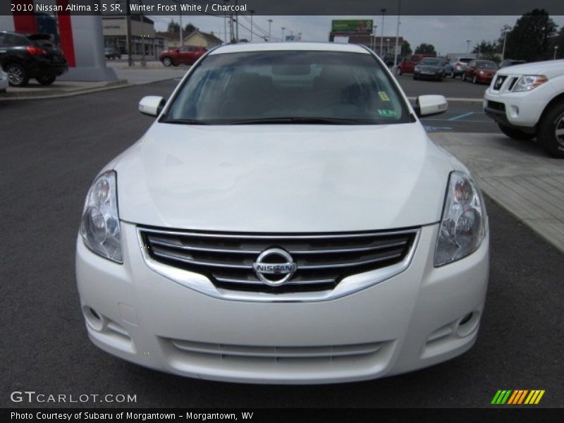 Winter Frost White / Charcoal 2010 Nissan Altima 3.5 SR