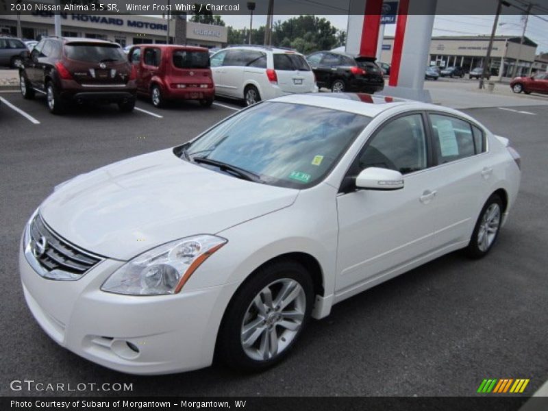 Winter Frost White / Charcoal 2010 Nissan Altima 3.5 SR