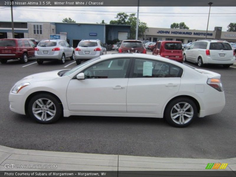 Winter Frost White / Charcoal 2010 Nissan Altima 3.5 SR