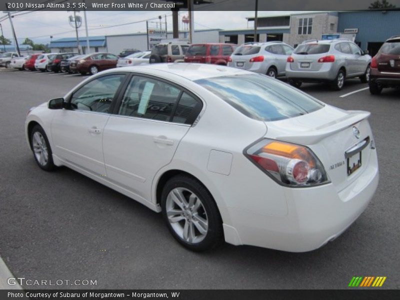 Winter Frost White / Charcoal 2010 Nissan Altima 3.5 SR