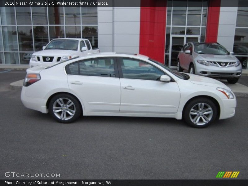 Winter Frost White / Charcoal 2010 Nissan Altima 3.5 SR