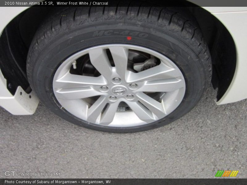 Winter Frost White / Charcoal 2010 Nissan Altima 3.5 SR