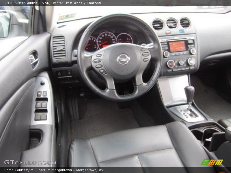 Winter Frost White / Charcoal 2010 Nissan Altima 3.5 SR