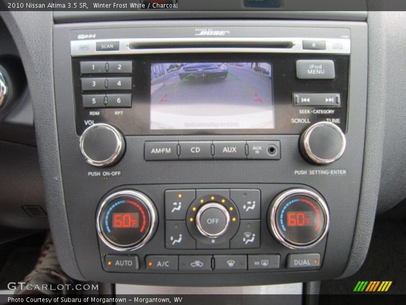 Winter Frost White / Charcoal 2010 Nissan Altima 3.5 SR