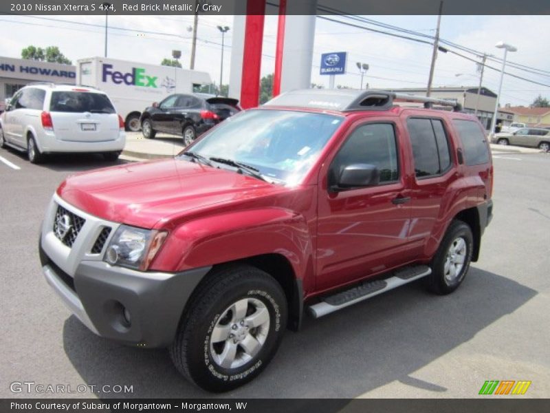Red Brick Metallic / Gray 2010 Nissan Xterra S 4x4