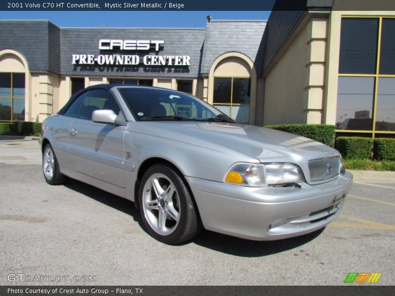 Mystic Silver Metallic / Beige 2001 Volvo C70 HT Convertible