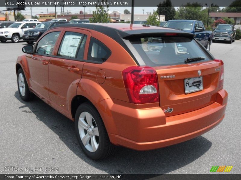 Mango Tango Pearl / Dark Slate Gray 2011 Dodge Caliber Mainstreet