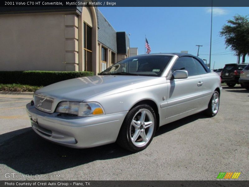 Mystic Silver Metallic / Beige 2001 Volvo C70 HT Convertible
