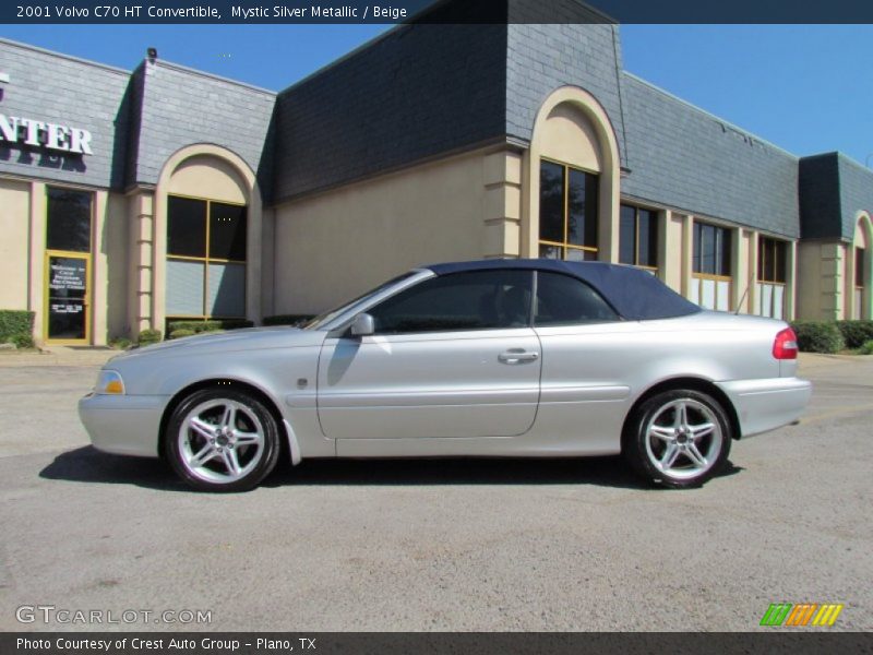 Mystic Silver Metallic / Beige 2001 Volvo C70 HT Convertible