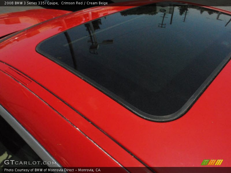 Crimson Red / Cream Beige 2008 BMW 3 Series 335i Coupe