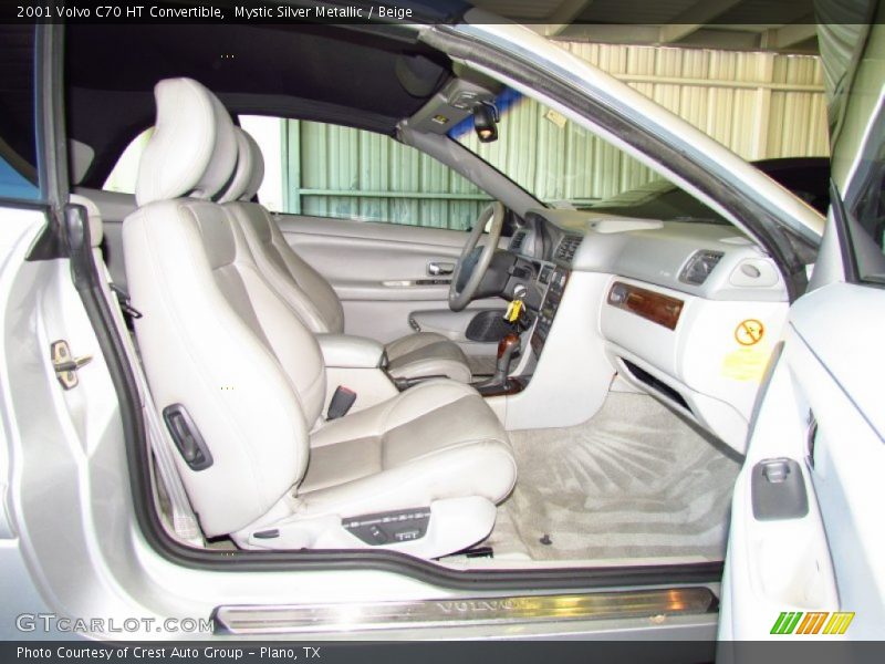 Mystic Silver Metallic / Beige 2001 Volvo C70 HT Convertible
