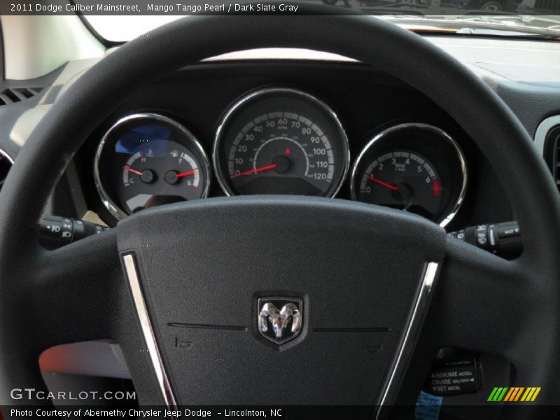 Mango Tango Pearl / Dark Slate Gray 2011 Dodge Caliber Mainstreet