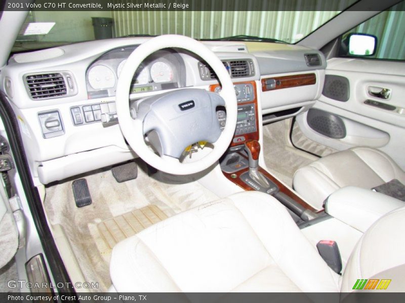 Mystic Silver Metallic / Beige 2001 Volvo C70 HT Convertible
