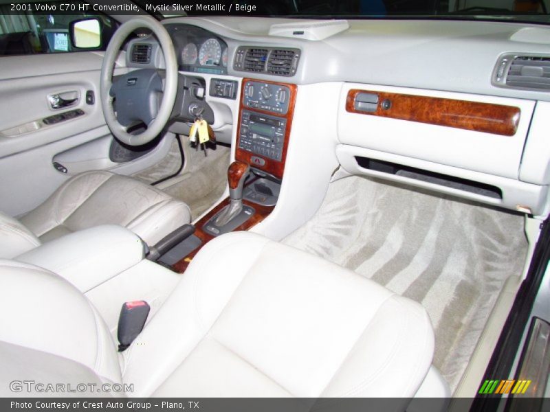 Mystic Silver Metallic / Beige 2001 Volvo C70 HT Convertible