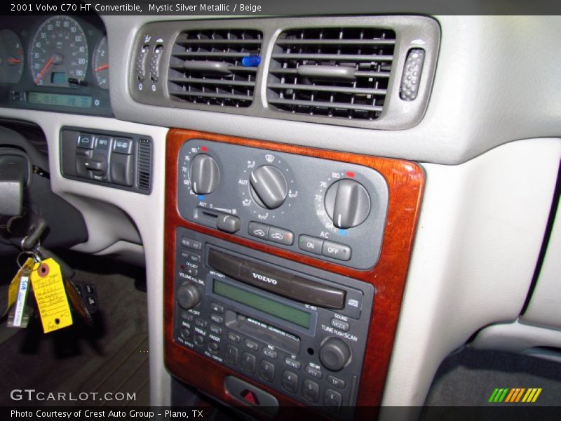 Mystic Silver Metallic / Beige 2001 Volvo C70 HT Convertible