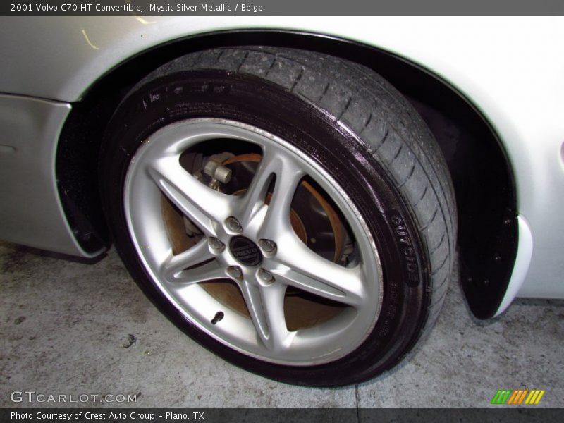 Mystic Silver Metallic / Beige 2001 Volvo C70 HT Convertible