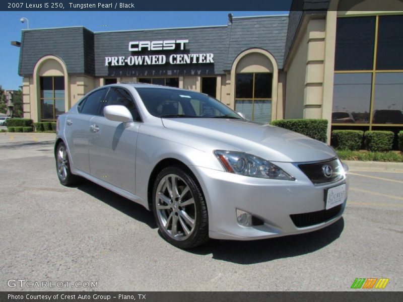 Tungsten Pearl / Black 2007 Lexus IS 250
