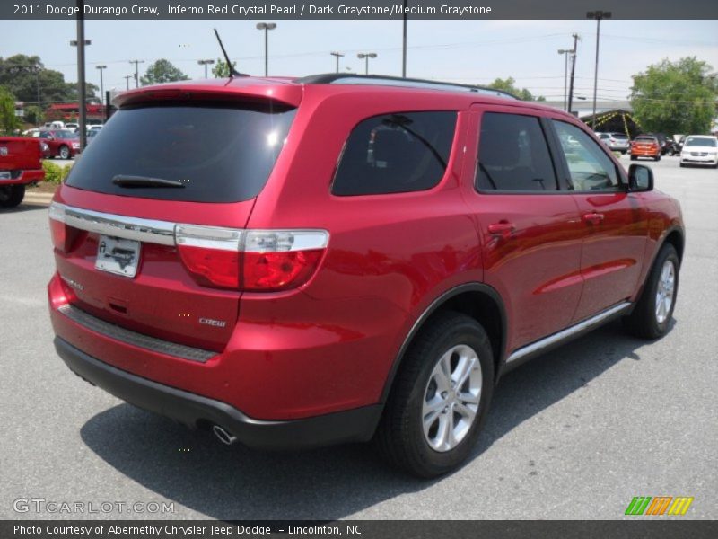 Inferno Red Crystal Pearl / Dark Graystone/Medium Graystone 2011 Dodge Durango Crew