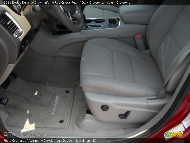 Inferno Red Crystal Pearl / Dark Graystone/Medium Graystone 2011 Dodge Durango Crew