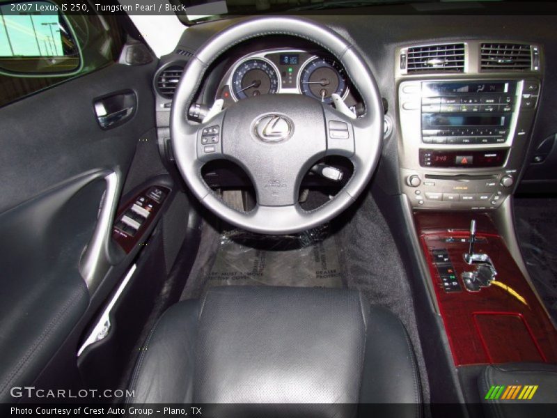 Tungsten Pearl / Black 2007 Lexus IS 250