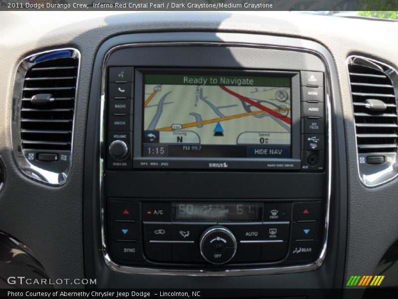Inferno Red Crystal Pearl / Dark Graystone/Medium Graystone 2011 Dodge Durango Crew