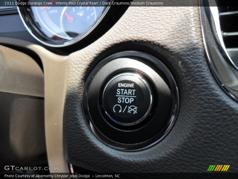 Inferno Red Crystal Pearl / Dark Graystone/Medium Graystone 2011 Dodge Durango Crew