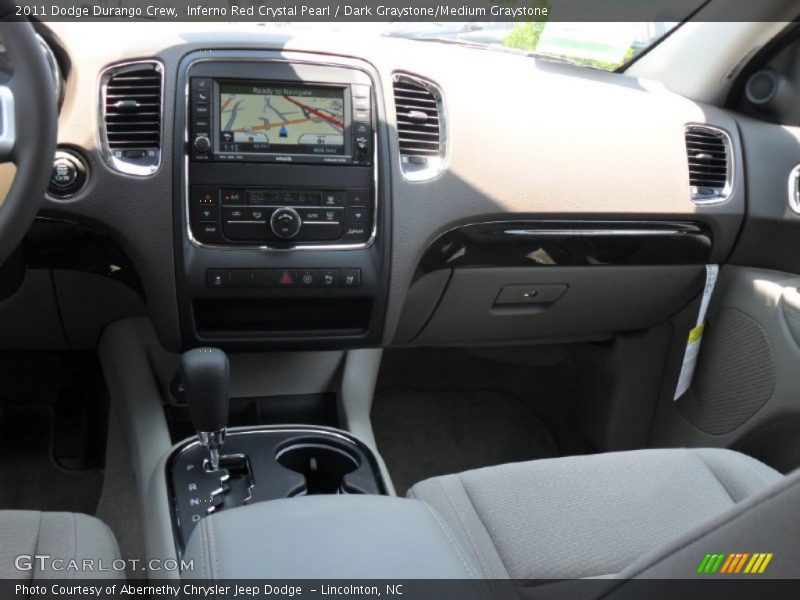 Inferno Red Crystal Pearl / Dark Graystone/Medium Graystone 2011 Dodge Durango Crew