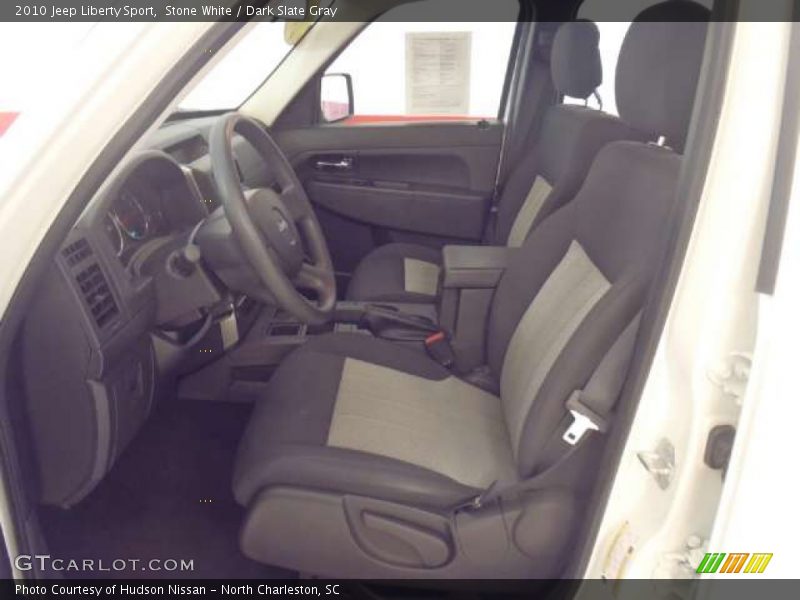 Stone White / Dark Slate Gray 2010 Jeep Liberty Sport