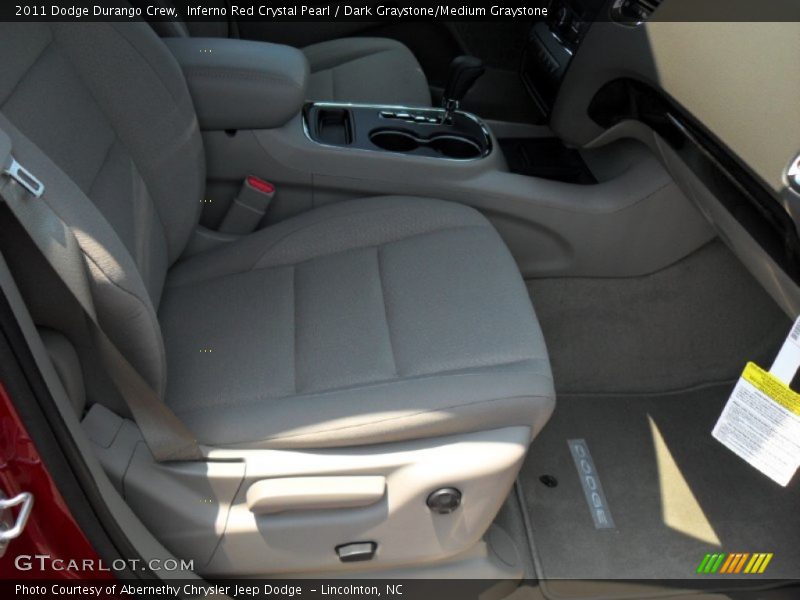 Inferno Red Crystal Pearl / Dark Graystone/Medium Graystone 2011 Dodge Durango Crew