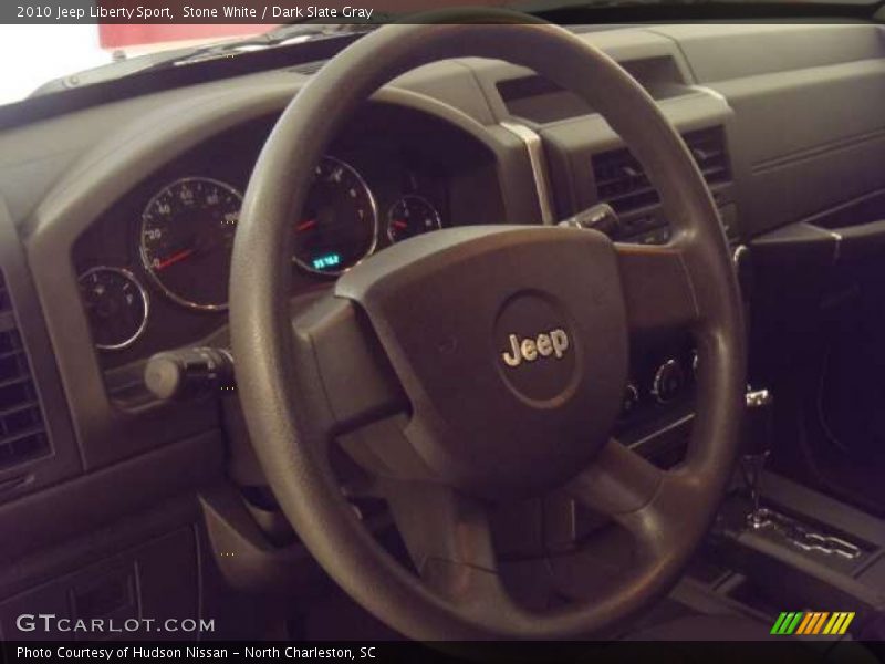 Stone White / Dark Slate Gray 2010 Jeep Liberty Sport