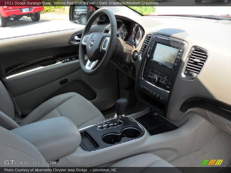 Inferno Red Crystal Pearl / Dark Graystone/Medium Graystone 2011 Dodge Durango Crew