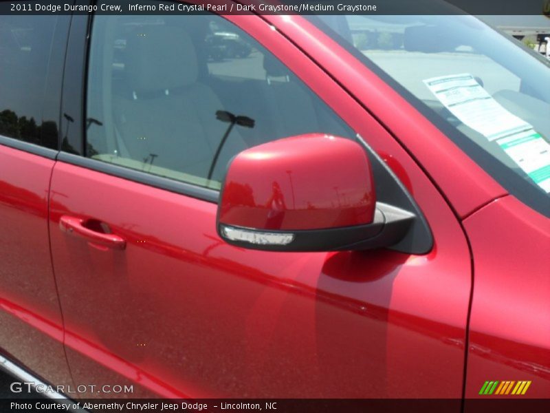 Inferno Red Crystal Pearl / Dark Graystone/Medium Graystone 2011 Dodge Durango Crew