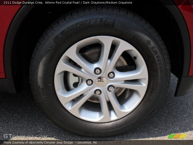 Inferno Red Crystal Pearl / Dark Graystone/Medium Graystone 2011 Dodge Durango Crew