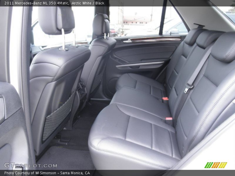 Arctic White / Black 2011 Mercedes-Benz ML 350 4Matic