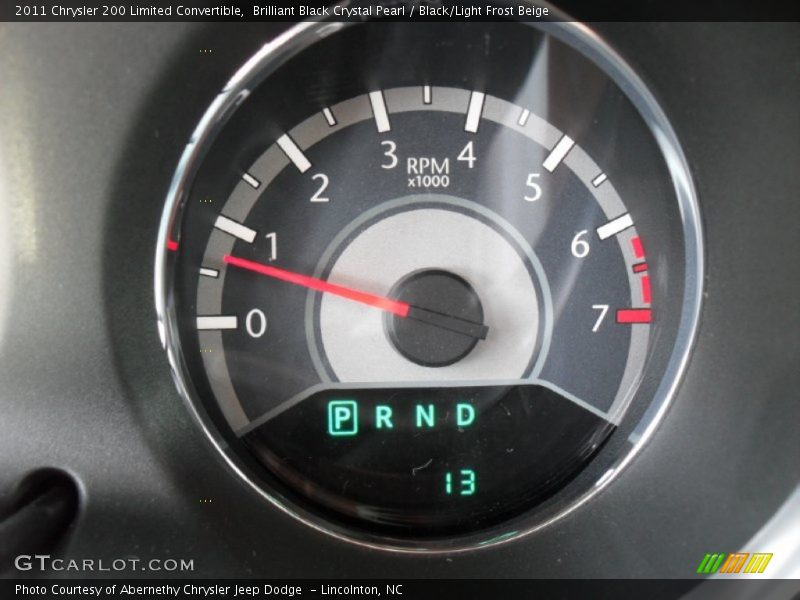 Brilliant Black Crystal Pearl / Black/Light Frost Beige 2011 Chrysler 200 Limited Convertible