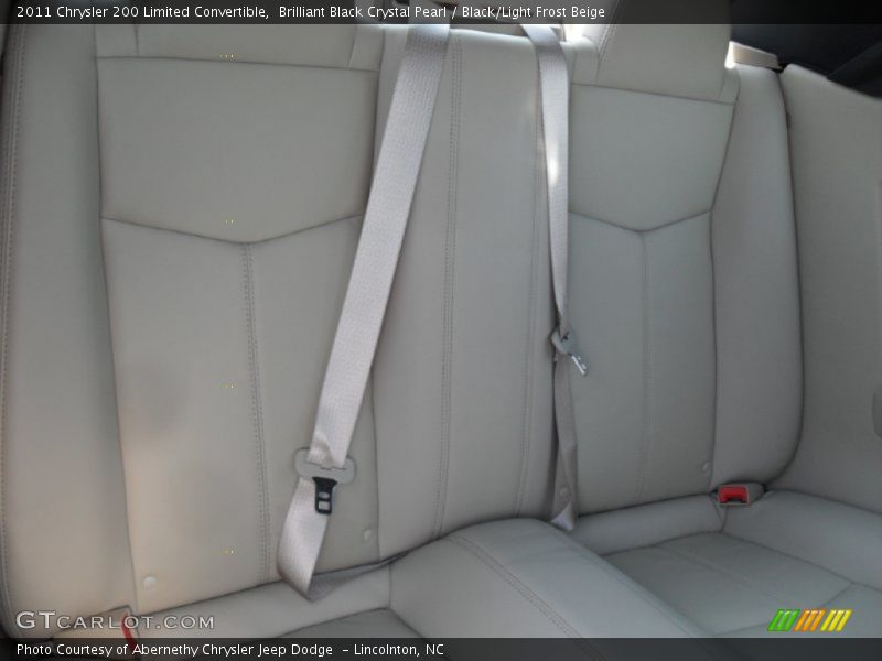 Brilliant Black Crystal Pearl / Black/Light Frost Beige 2011 Chrysler 200 Limited Convertible