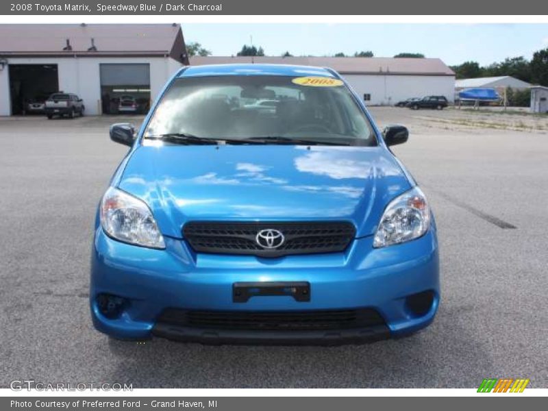 Speedway Blue / Dark Charcoal 2008 Toyota Matrix