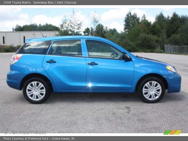 Speedway Blue / Dark Charcoal 2008 Toyota Matrix