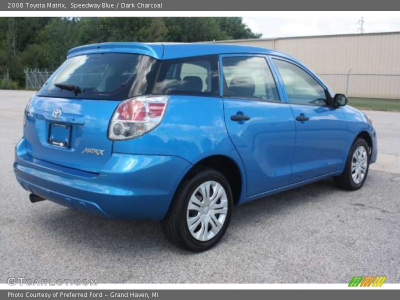 Speedway Blue / Dark Charcoal 2008 Toyota Matrix