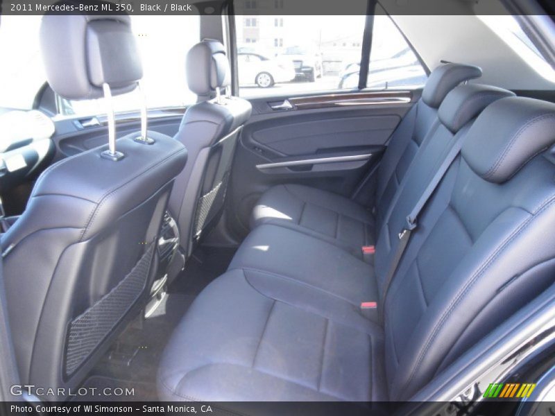 Black / Black 2011 Mercedes-Benz ML 350
