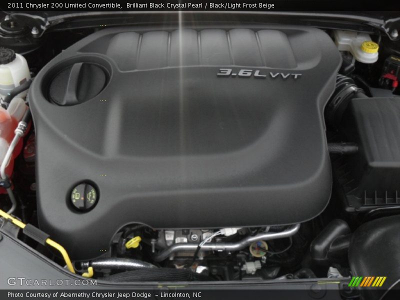 2011 200 Limited Convertible Engine - 3.6 Liter DOHC 24-Valve VVT Pentastar V6
