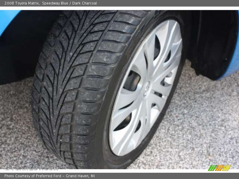 Speedway Blue / Dark Charcoal 2008 Toyota Matrix