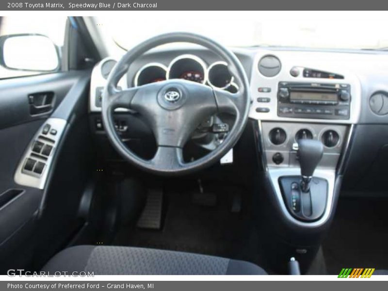 Speedway Blue / Dark Charcoal 2008 Toyota Matrix