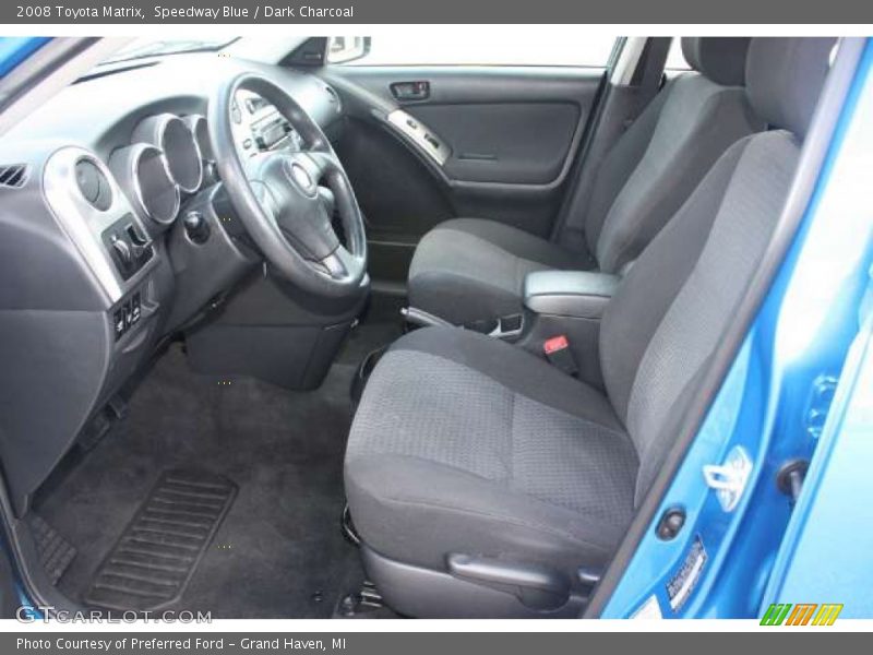 Speedway Blue / Dark Charcoal 2008 Toyota Matrix