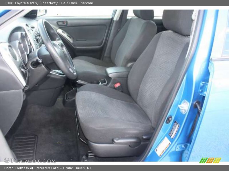 Speedway Blue / Dark Charcoal 2008 Toyota Matrix