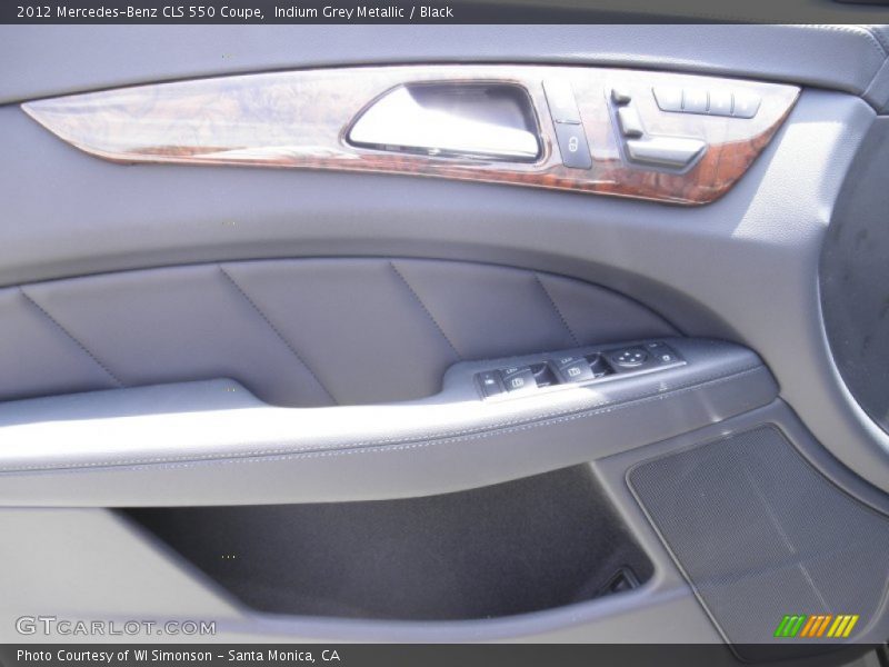 Indium Grey Metallic / Black 2012 Mercedes-Benz CLS 550 Coupe