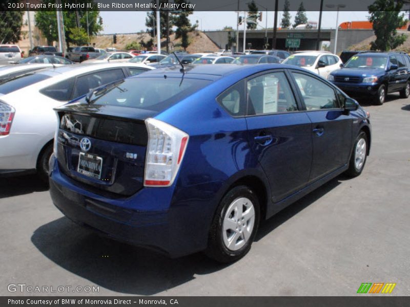 Blue Ribbon Metallic / Misty Gray 2010 Toyota Prius Hybrid III