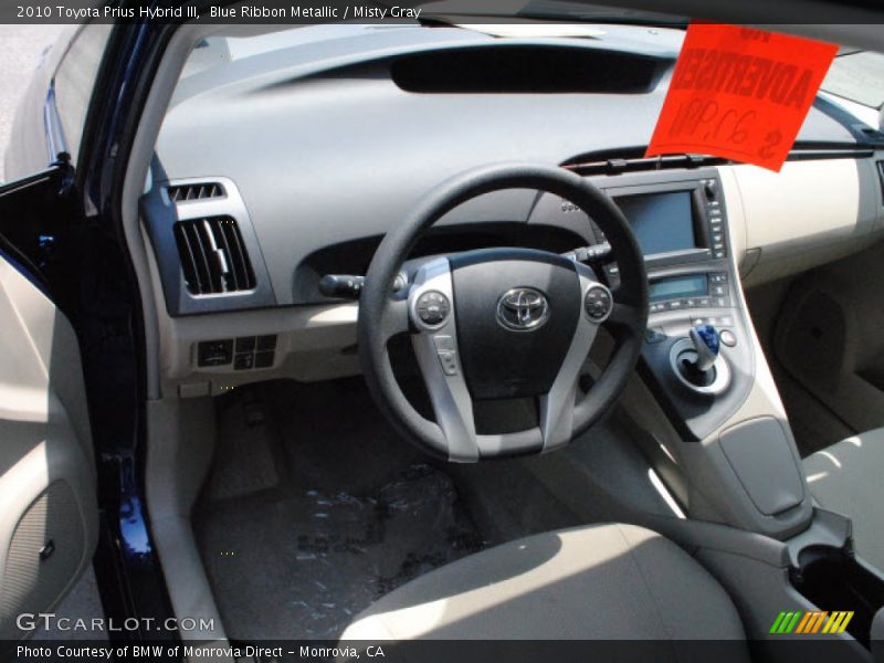 Blue Ribbon Metallic / Misty Gray 2010 Toyota Prius Hybrid III