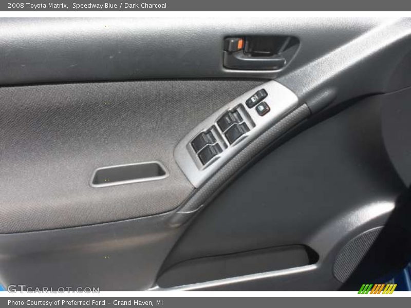 Speedway Blue / Dark Charcoal 2008 Toyota Matrix