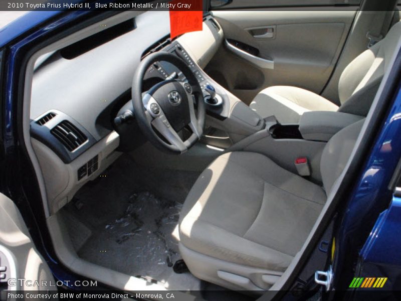 Blue Ribbon Metallic / Misty Gray 2010 Toyota Prius Hybrid III